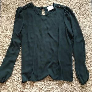 Forest Green Blouse 🌿